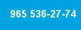 965 536-27-74